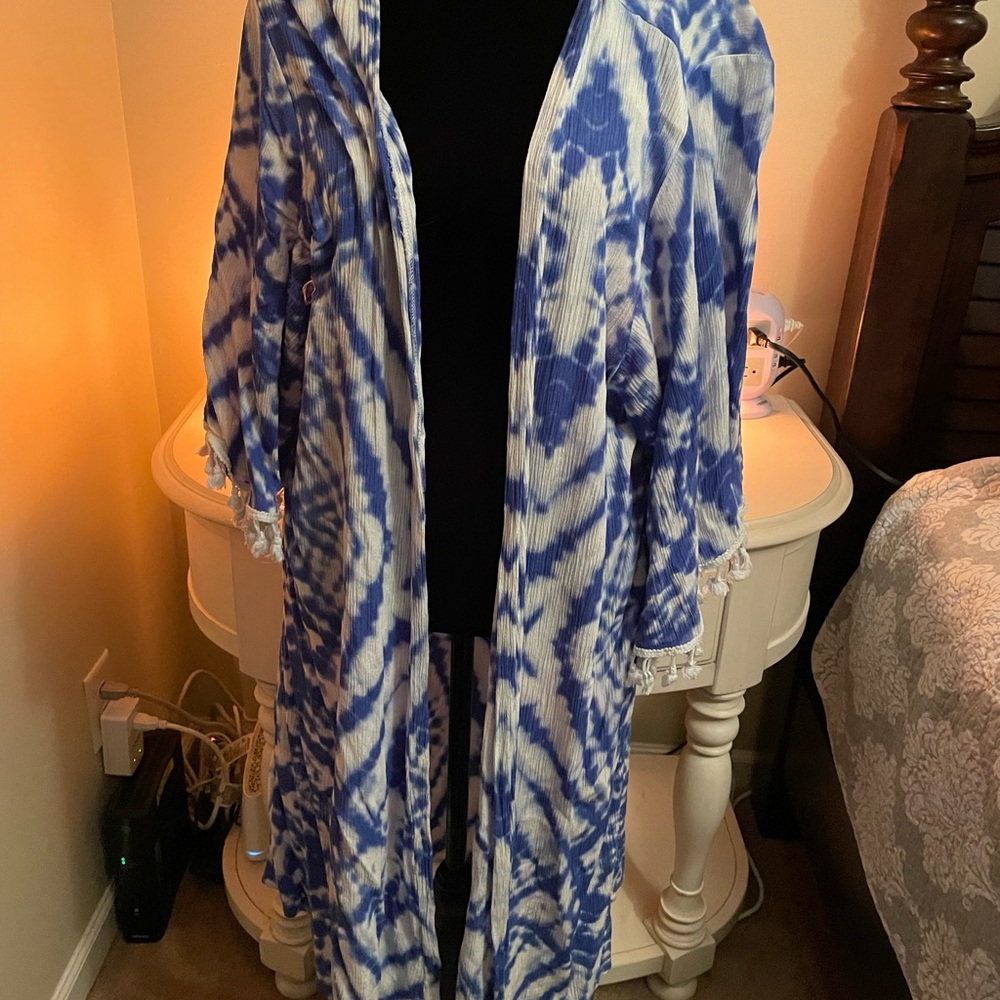 Tie dyed cover up